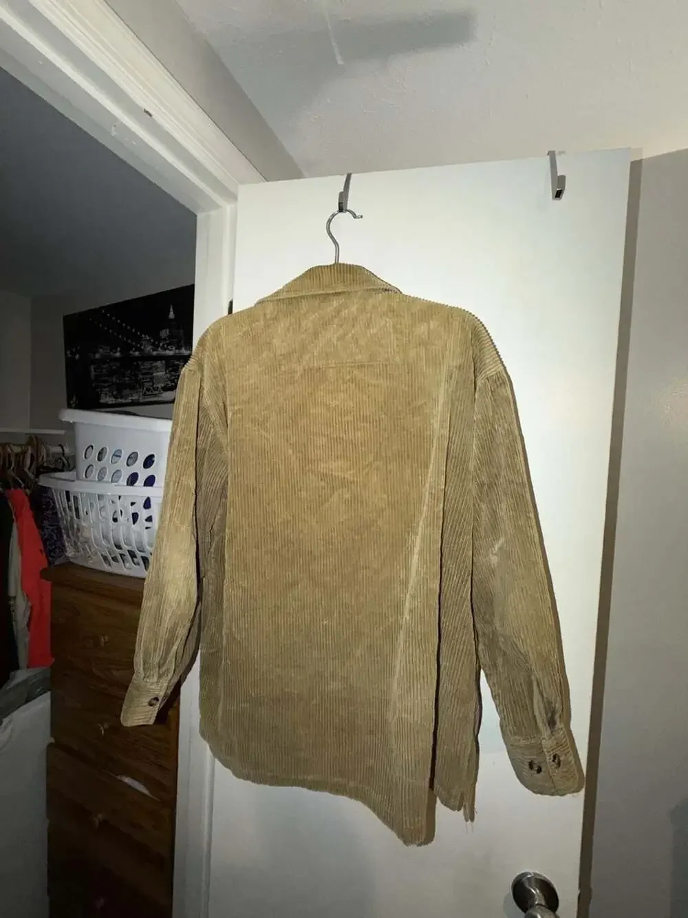 Vintage 90s PROTEST Wide Wale Corduroy Zip-Up Jacket size Medium